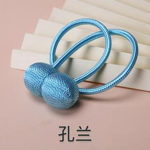 简约轻奢磁吸窗帘扣环绳子捆绑带绑饰配件扎束带 窗帘绑带一对装