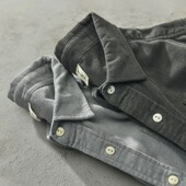 阿美咔叽灯芯绒衬衫 日系 条绒衬衣外套春秋季 男士 复古宽松休闲长袖