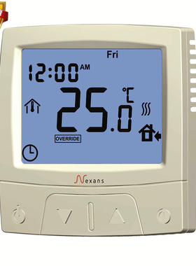 耐克森新款白色CDFR-003专用电地暖器周编程液晶温控开关保修包邮