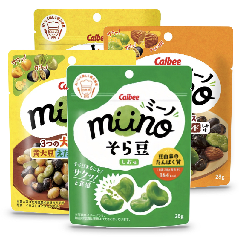 日本卡乐比miino香脆蚕豆