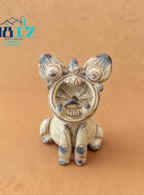 凹凸工艺云南手工文创瓦猫香插