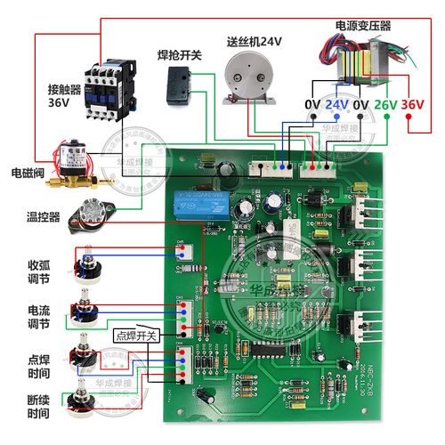 焊王款二氧化碳控制线路板NBC