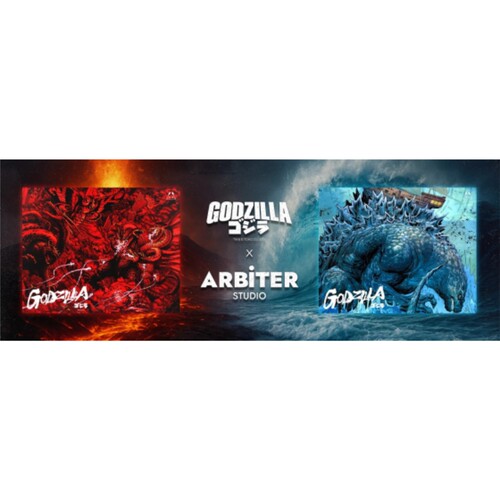 ArbiterStudio哥斯拉玻璃鼠标垫