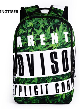 New backpack printing men's sports hiking travel bag双肩包