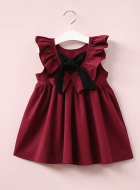 Toddler Girls Summer Dress for Baby Kids Comfortable Clothes