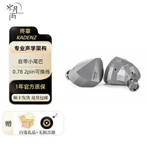 【春节正常发】水月雨终章KADENZ钻石镀层旗舰级动圈HiFi耳机