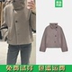 新品 双排扣立领外套毛呢夹克 女装 冬季 短款 长袖 6318293 704