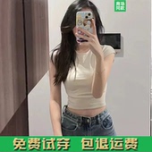 短袖 圆领棉质 春夏季 3641312 女装 恤 806 新款