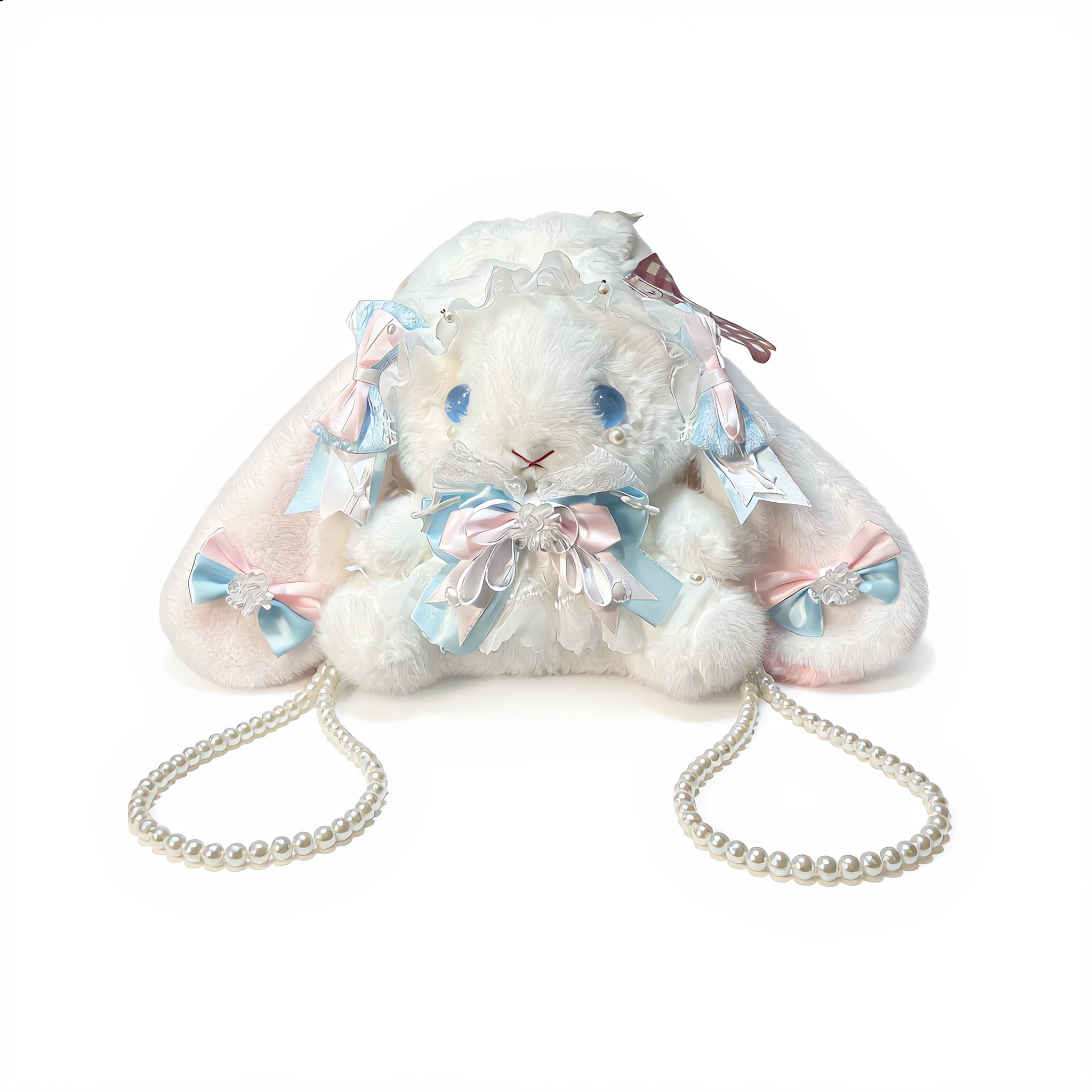【熊屿兔】Lolita星璃梦兔包手作洛丽塔垂耳兔双肩包性价比超高图片