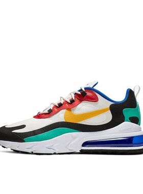 Nike Air Max 270 React 气垫 缓震耐磨 舒适 复古 跑鞋（002仓）