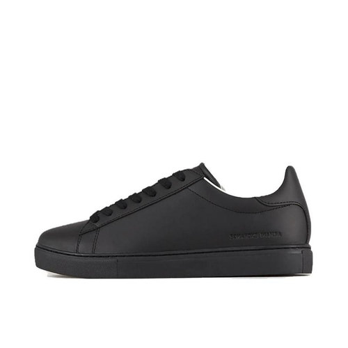 Armani Exchange 时尚 舒适运动 板鞋 XUX001XV0931K001 深黑色