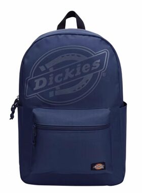 Dickies/帝客 经典印花图案印花Logo潮流滑板大容量双肩包 蓝色