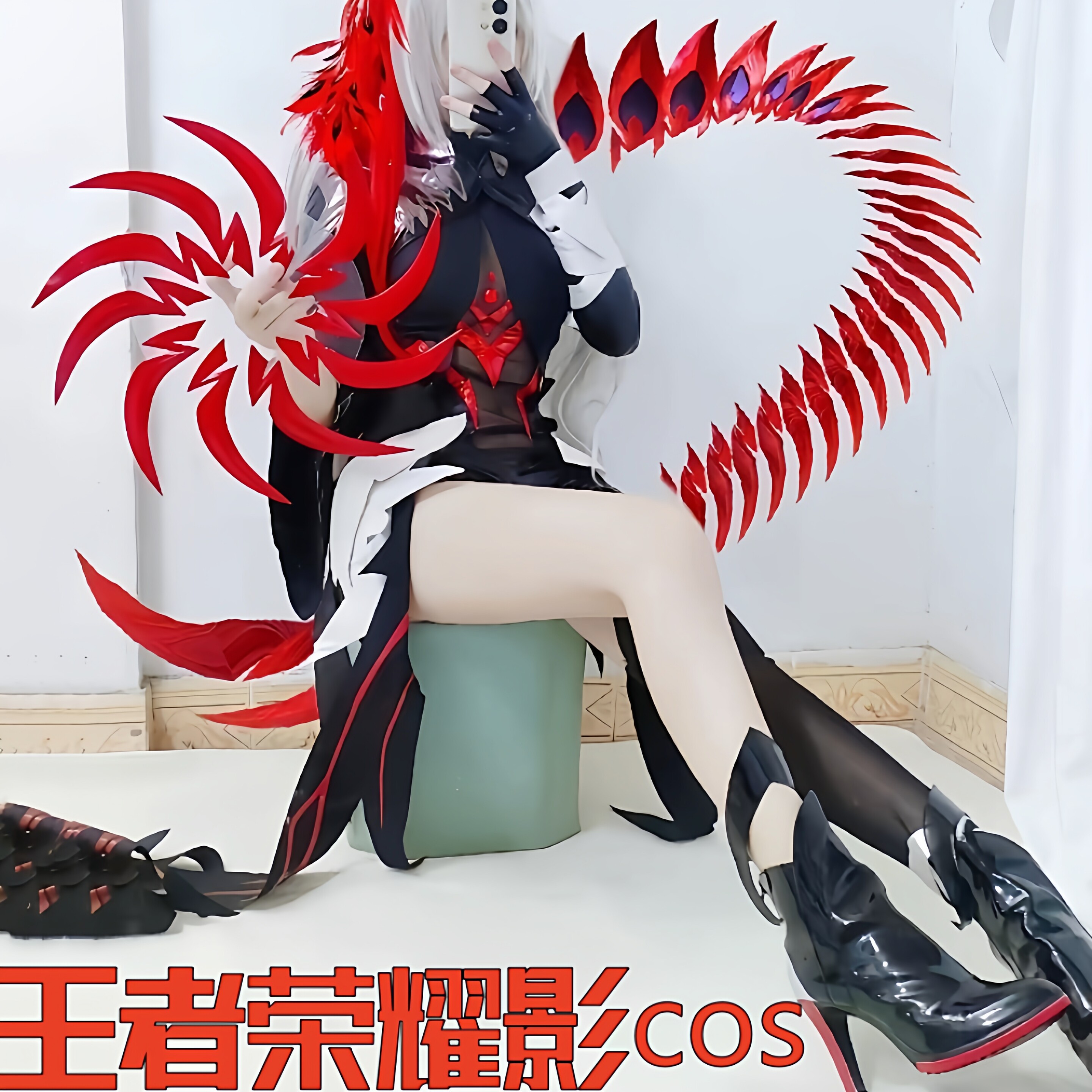 王者荣耀cos衣服影cos服装女英雄假发鞋子小学生儿童周边原皮联名