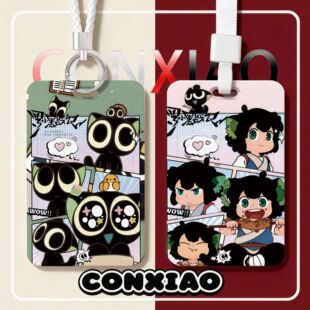 罗小黑战记卡套无限小黑猫小学生周边饭卡套鹿野师姐联名新年校园