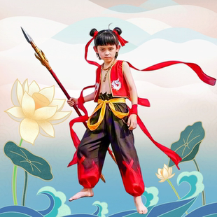 哪吒二cos服装申公豹cosplay石矶鹿童儿童敖丙申小豹鹤童敖闰衣服