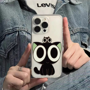 罗小黑战记二手机壳苹果无限小黑猫小学生周边保护壳鹿野师姐联名