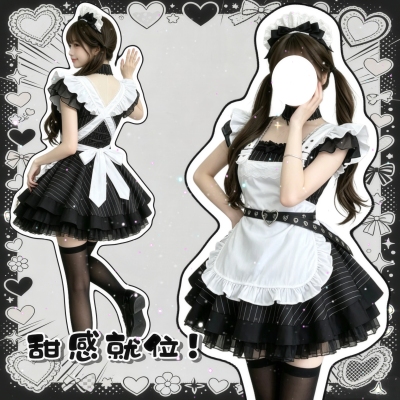 洛丽塔公主裙原创鞋子Lolita日常轻lo裙女童裙撑内搭头饰丝袜长袖