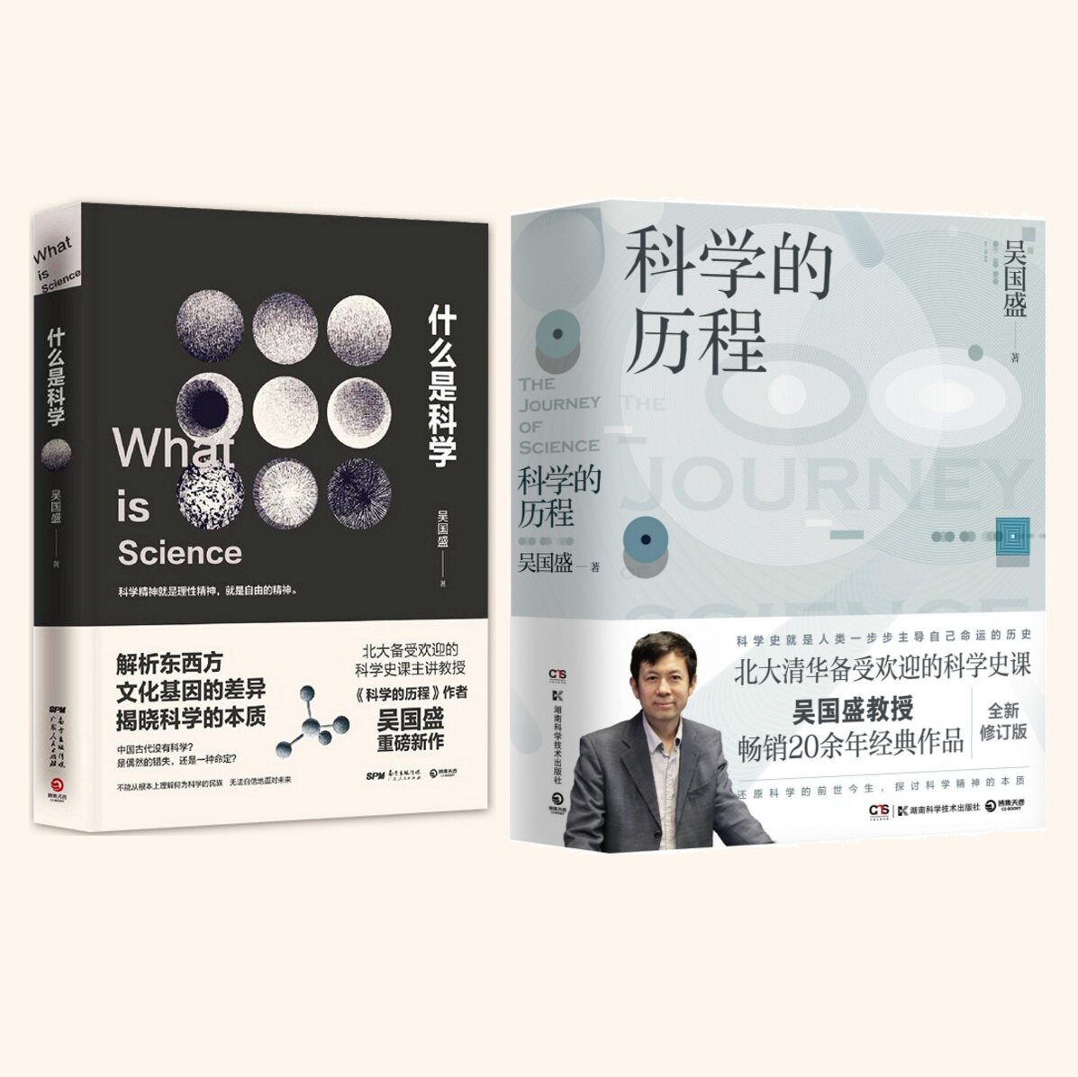 套装2本 吴国盛 内含700余幅精美插图 梳理科学书揭晓科学本质科学史