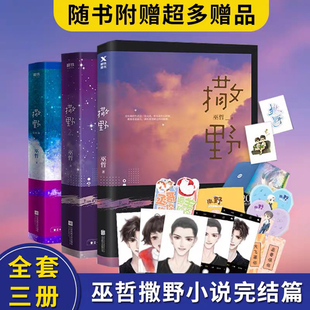 磨铁正版授权 撒野小说全套正版 撒野1+2+3(完结篇) 巫哲人气代表作 晋江人气青春小说 青春文学校园爱情励志 左肩有你 磨铁图书