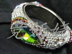 美国代购Western Fashion西方时尚流行金属首饰水钻宝石经典手镯