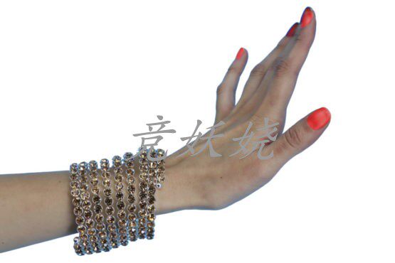 美国代购Western Fashion西方时尚流行首饰螺旋设计手链水钻手镯