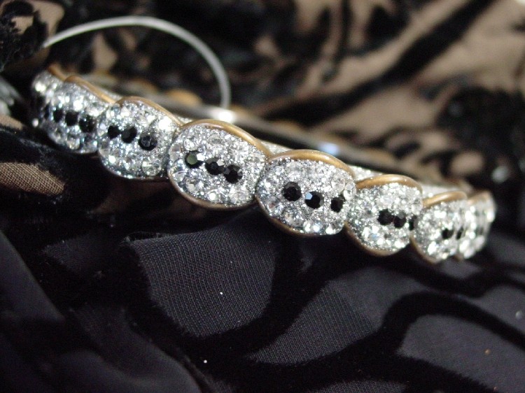 美国代购【Western fashion】性感仿真水钻镶嵌分层设计手镯饰品