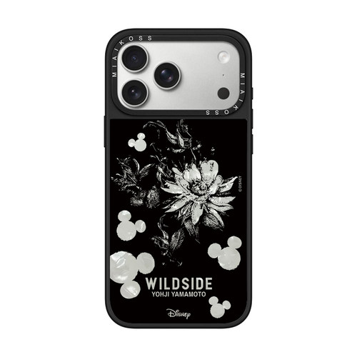 MIAIKOSS/妙吻米奇艺术花朵暗夜玫瑰适用iPhone17Promax苹果16手机壳15潮牌14防摔套13个性12女磁吸卡通可爱