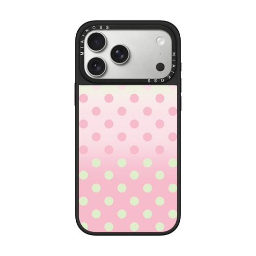 MIAIKOSS/妙吻联名彩色渐变波点满印适用iPhone17Promax苹果16手机壳15潮牌14防摔套13个性12女11艺术磁吸版