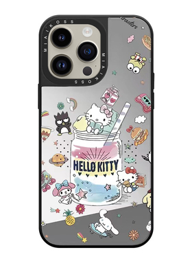 联名HelloKitty凯蒂猫可爱KT奶瓶卡通合集适用iPhone16Promax苹果17手机壳潮牌14防摔套13个性12女15磁吸精致