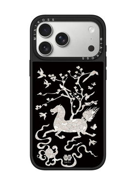 MIAIKOSS/妙吻新春上城士漆彩吉年马踏祥云适用iPhone17Promax苹果16手机壳15潮牌14防摔套13个性12女磁吸版