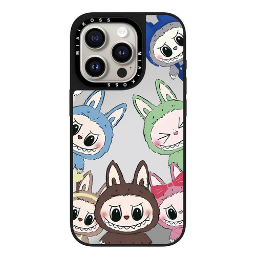 MIAIKOSS/妙吻拉布布labubu围观新款适用iPhone16Promax苹果17手机壳潮牌14防摔套13个性12女15创意磁吸版