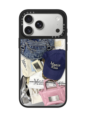 MIAIKOSS/妙吻MatinKim马汀·金蓝色帽子适用iPhone17Promax苹果16手机壳15潮牌14防摔套13个性12女11磁吸