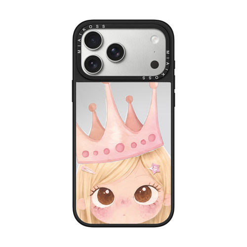 MIAIKOSS/妙吻联名小玉小yuy女孩皇冠适用iPhone17Promax苹果16手机壳15潮牌14防摔套13个性12女11艺术磁吸版