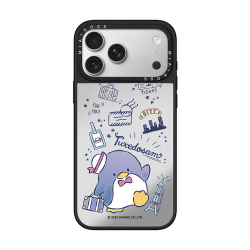 MIAIKOSS/妙吻联名山姆企鹅旅行适用iPhone17Promax苹果16手机壳15潮牌14防摔套13个性12女11艺术家磁吸版