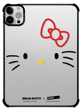 CASE联名hellokitty凯蒂猫表情适用苹果iPad Pro12.9寸平板保护套2024 Air第3/4/5/6/7代11寸卡通防摔壳mini