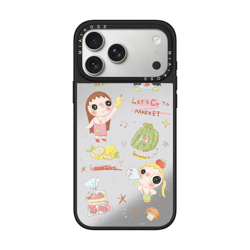 MIAIKOSS/妙吻联名小玉yuy女孩香蕉英文适用iPhone17Promax苹果16手机壳15潮牌14防摔套13个性12女11磁吸版