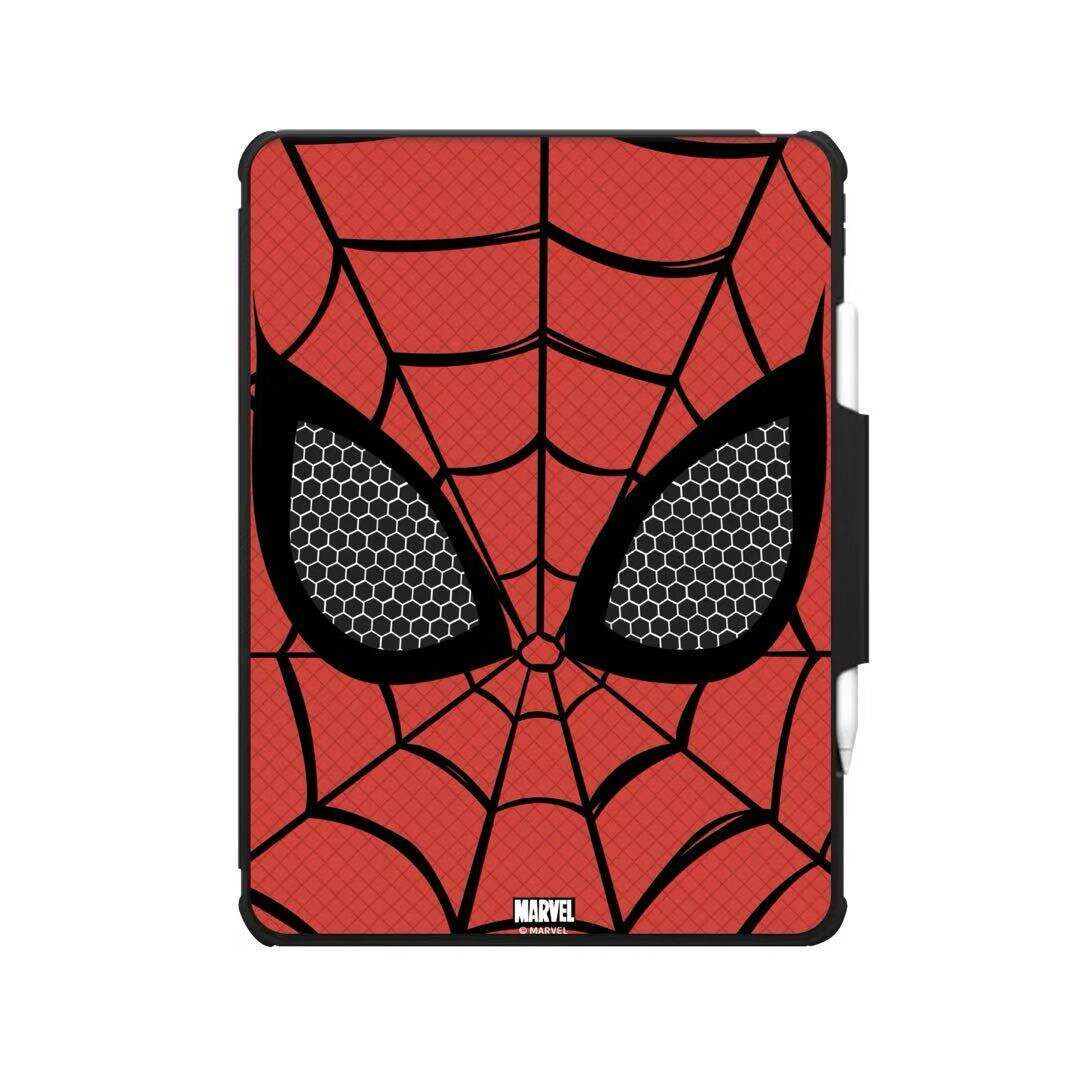 翻盖旋转折叠支架蜘蛛侠眼睛适用苹果iPad Pro11寸平板mini7/6保护套ipad10/11代防摔壳卡通air5/6/7/8卡通