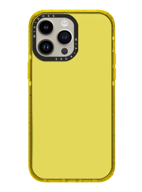 MIAIKOSS/妙吻简约基础纯色彩色透明亚克力适用iPhone15Promax苹果手机壳潮牌14防摔套13个性12女16艺术家