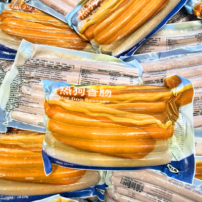 法兰克福热狗香肠420g材料每包6根宜家IKEA面包洋葱酸黄瓜88包邮