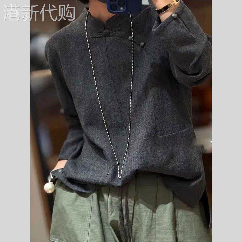 新中式女装国风上衣禅意气质独特高端精致唐装小衫女2025秋季新款