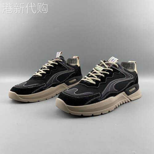 BxzsopLee！ 真皮板鞋男式休闲复古百搭阿甘鞋潮鞋运动鞋