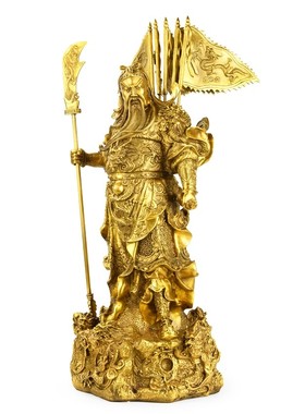 九龙关公佛像武财神开业礼品