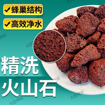 【抢完为止】火山石小颗粒盆栽水族玄武岩营养土铺面垫底天然滤材