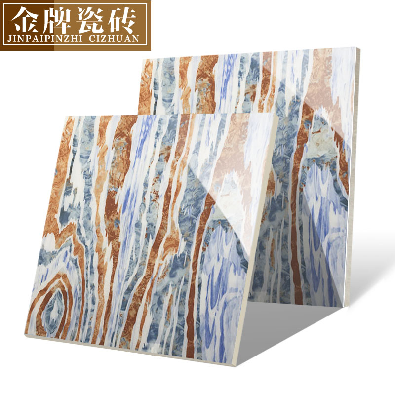 包邮欧式瓷砖800X800微晶石客厅电视背景墙瓷砖地砖防滑纯白色