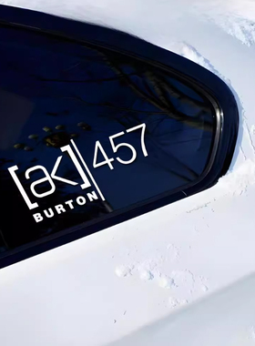 汽车贴纸AK457雪山滑雪板个性创意汽车车窗贴三角窗装饰车贴