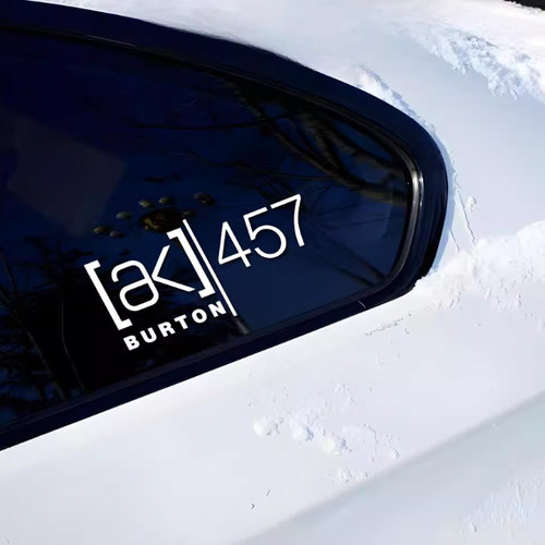 汽车贴纸AK457雪山滑雪板个性创意汽车车窗贴三角窗装饰车贴