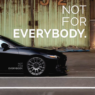NOT FOR EVERYBODY个性改装态度汽车贴纸车门装饰贴纸jdm车贴