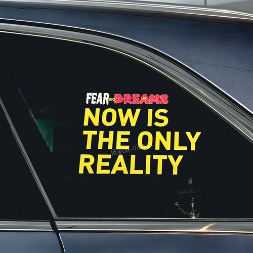 陈奕迅fear and dreams汽车贴纸车窗后挡玻璃装饰贴演唱会应援贴
