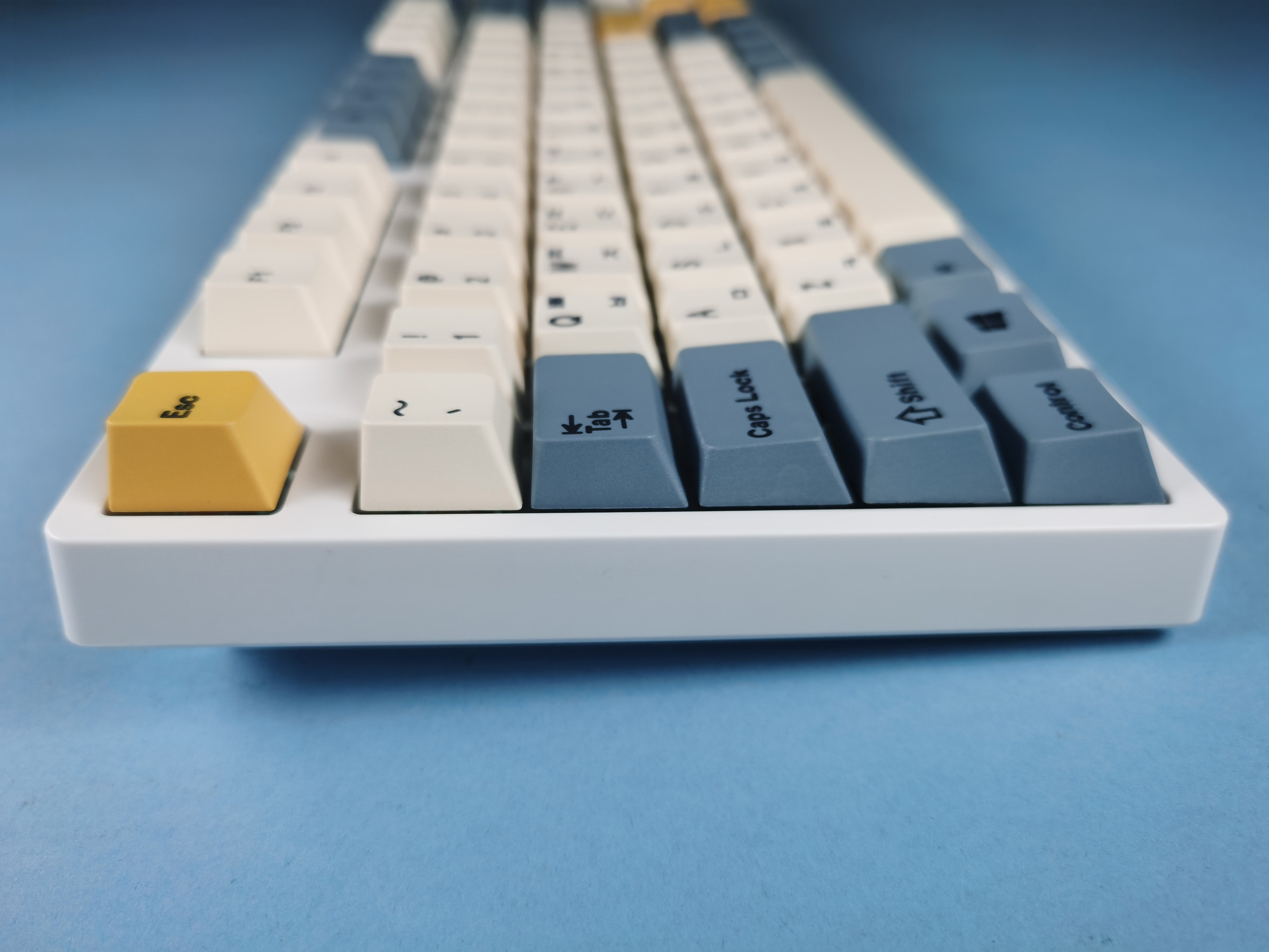 DNDKB 기계식 키보드 승화 PBT 키캡 MDA DSA XDA 오리지널 살구색[한국어] 키캡