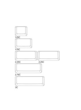 DNDKB超薄矮轴键帽JWA高度分裂空格 PBT热升华NuPhy雷蛇keychron